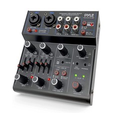 Pyle Professional Wireless DJ Audio Mixer - 4 Channel Bluetooth Controller So... picture