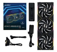 Lian Li Uni Fan TL Wireless LCD Fan ARGB PWM 3 Pack 12TLLCD1W3B picture
