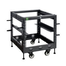 RIVECO 9U 19” Adjustable Depth Server Rack Support Up to 1700LBS 9U, black picture