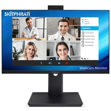 SKitphrati 27'' Business Webcam Monitor, 1080P IPS 120HZ, 27 Inch, Black picture