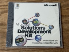 NEW SEALED Microsoft Solutions Development Kit PC CD-ROM Software Network picture