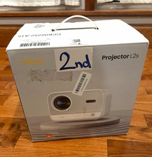 Yaber Projector L2s 1080p DLP Short Throw Bluetooth HDMI USB Speaker White picture