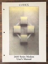 Codex - 2600 Series Modem - User's Manual (1985) picture