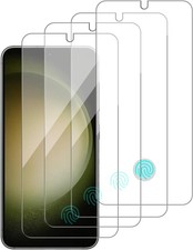 4 Pack Glass Screen Protector for Samsung Galaxy S23 - 9H Hardness, Scratch Resi picture