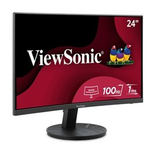 ViewSonic VA2416C 24 Inch Curved Monitor, 1500R Curvature, Full HD 1080p IPS, picture