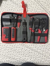 Hi-Spec 9Pc Network Cable Testing Wiring Tool Kit Set DT30132R RJ45 RJ11 picture