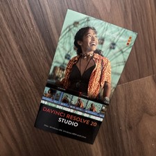 NEW DaVinci Resolve Studio 20 License Key Card - Unopened - Genuine Blackmagic picture