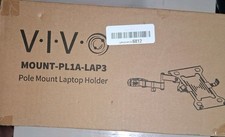 Steel  VIVO PL1A-LAP3 Universal Full Motion Pole Mount Laptop Holder. picture