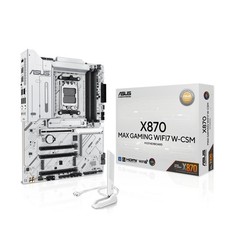 ASUS X870 MAX GAMING WIFI7 W Motherboard ATX AMD X870 DDR5 PCIe 5.0 Socket AM5 picture