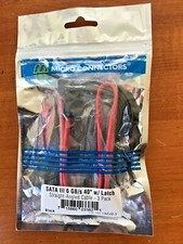 SATA III 6 GB/s 40” With Latch, Straight-Angled Cable 3 Pack picture