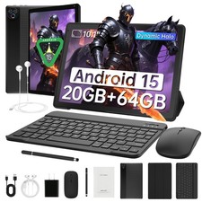 5-Core Tablet Android 16 Face ID 5000mAh 64GB ROM 1TB TF IPS HD Display 10.1