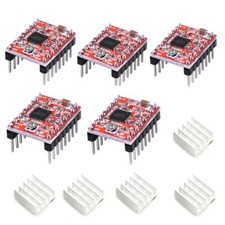 5pcs A4988 Stepstick Stepper Motor Driver Module with Heat Sink for 3D Printer picture