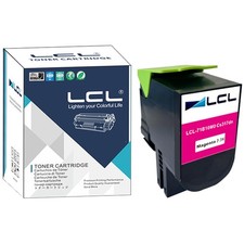 LCL Reman Toner Cartridge for Lexmark CS317 CS417 CS517 CX317 CX417 CX517 picture