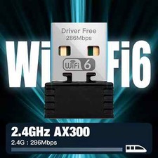 AX286 USB WiFi 6 Mini USB WiFi Adapter 2.4GHz Driver Free Wifi Dongle Win7/10/11 picture