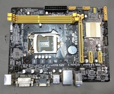 Used Part: BIOS Verified ASUS B85M-F Motherboard I/O Panel Included LGA1150 MB56 picture
