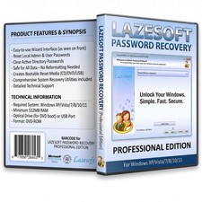 Lazesoft Recover My Password Unlimited Edition Bootable DVD/USB picture