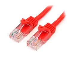 StarTech 45PATCH50RD 50ft Cat5e Red RJ45 Patch Cable picture
