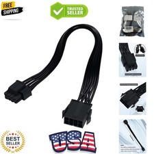 2-Pack CPU 8 Pin Extension Cable, Motherboard ATX CPU 8 Pin 4+4 Male to Femal... picture