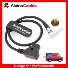 45cm D-Tap to 2 Pin Right Angle Power Cable for Teradek SmallHD Z-CAM DJI PVC picture