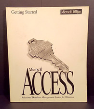 Microsoft Access Getting Started for Microsoft Office Version 2.0 1994 vintage picture