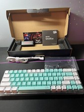 Redragon K631 PRO WT 65% 3-Mode Wireless RGB Gaming Keyboard, 68 Keys Hot-Swa... picture