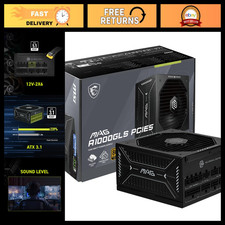 1000W Fully Modular Gaming Power Supply, 80+ Gold, ATX 3.1, PCIe 5.1, Low-Noise, picture