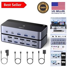 High-Performance 8K DisplayPort KVM Switch for Professionals - Aluminum Design picture