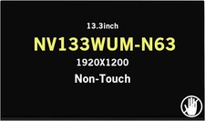 NV133WUM-N63 Replacement LED LCD Non-Touch Screen Display 13.3
