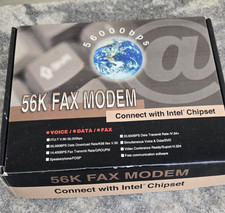 56K Fax Modem-Voice/Data/Fax Intel Chipset-Vintage picture