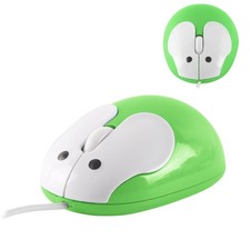 Samudgate Cute Wired Mouse, Small Rabbit Shape USB Wired 1600 DPI Optical Mic... picture