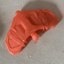 Orange 3D Printed Plastic Part / Component - 3D Printed Part picture