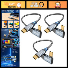 6-Inch USB-C Thunderbolt 4 Cable 3-Pack, 40Gbps Data Transfer, 240W PD, 8K@60Hz picture