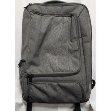 eBags Professional Slim Laptop Backpack Gray Heathered Commuter Bag EB2146-16 picture
