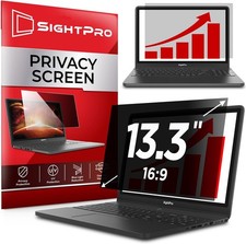 13.3 Inch 16:9 Laptop Privacy Screen Filter - High Clarity Computer Monitor Shie picture