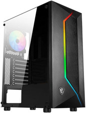 MSI Mid-Tower PC Gaming Case – Tempered Glass Side Panel – 1 X 120Mm Argb Fan –1 picture