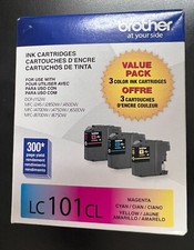 Brother LC101CL 3-Pack Ink Cartridges Magenta/Cyan/Yellow 6052/OB picture
