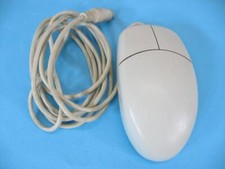 Mitsumi PS/2 Two Button Wired Ball Mouse ECM-S3902 Cleaned Tested Good Quality picture