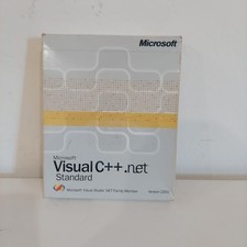 Microsoft Visual C++ .NET Standard Edition 2002 RARE Plus Plus *Tested & VGC* picture