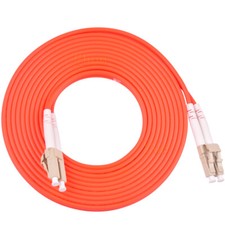 20m LC UPC to LC UPC Duplex 50/125 OM2 Multimode Fiber Optic Patch Cord Cable picture