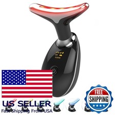 7-in-1 Skin Care Tool Face Neck Massager Home Beauty Routine Glossy Black picture