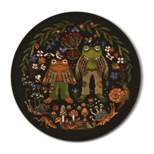 Feronty Frog and Toad Round Mouse Pad, 8.7x8.7 inches picture