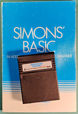 Commodore 64 Simons' BASIC Cartridge + User Guide Tested Working C64 picture