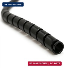 Electriduct 1/2 Inch Heavy Duty Spiral Wrap HDPE Flexible Plastic Cable Sleeve H picture