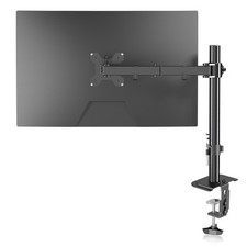 Single LED LCD Monitor Desk Mount Heavy Duty Adjustable Stand Fits 27 Inch picture