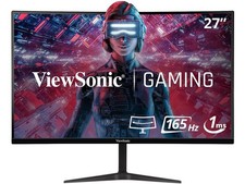 ViewSonic VX2718-PC-MHD 27 Inch Full HD 1080p 165Hz 1ms Curved Gaming Monitor wi picture