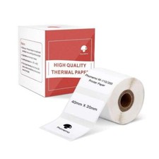 White Square Sticker Label Self-Adhesive Tag Phomemo M110/M220 Lable Paper US picture