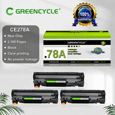 GREENCYCLE 3PK CE278A Toner For HP LaserJet Pro M1536DNF MFP P1560 P1566 P1606DN picture