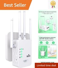 Reliable 4-Antenna 2.4GHz WiFi Extender for Streamlined Home Connectivity picture