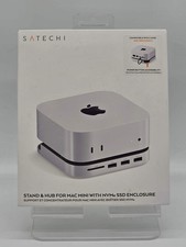 Satechi USB C Hub & Stand, NVMe/SATA SSD Enclosure for Apple Mac Mini M1/ M2- Ne picture
