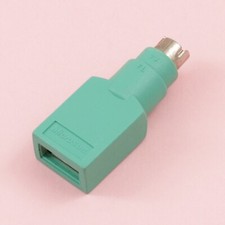 Vintage Genuine Microsoft USB to PS/2 Computer Mouse Adapter picture